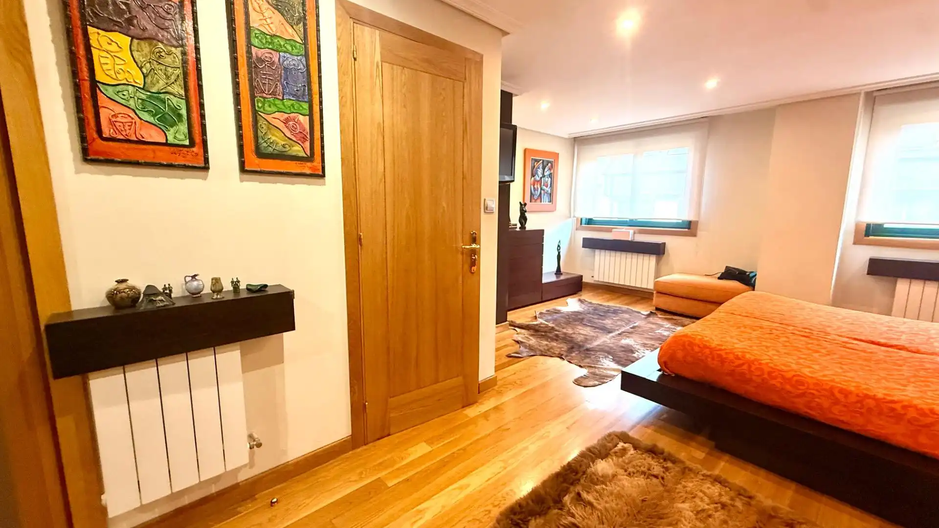 Living room of Duplexes for sale in Ourense Capital   with Heating, Storage room and Furnished