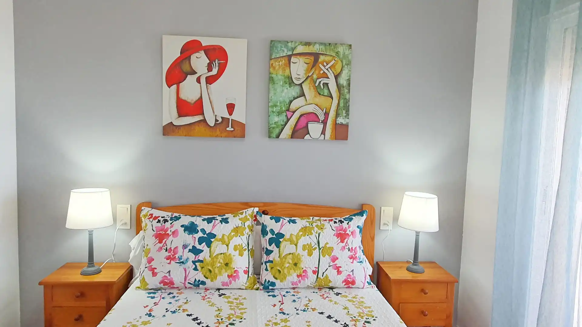 Schlafzimmer von Wohnungen zur Miete in Gandia mit Terrasse, Möbliert und Ofen