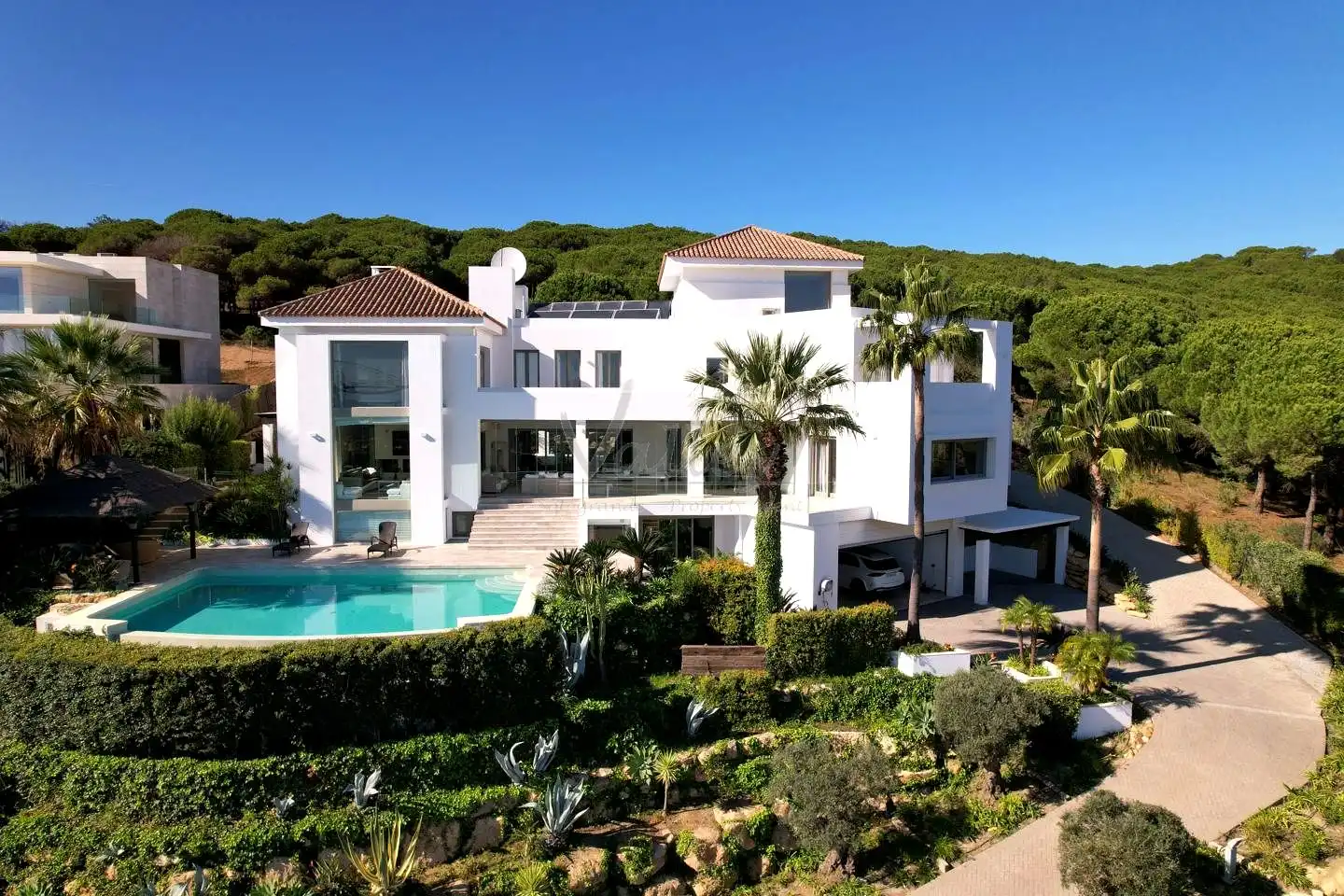 Vista exterior de Casa o chalet de alquiler en Sotogrande con Aire acondicionado, Jardín privado y Terraza
