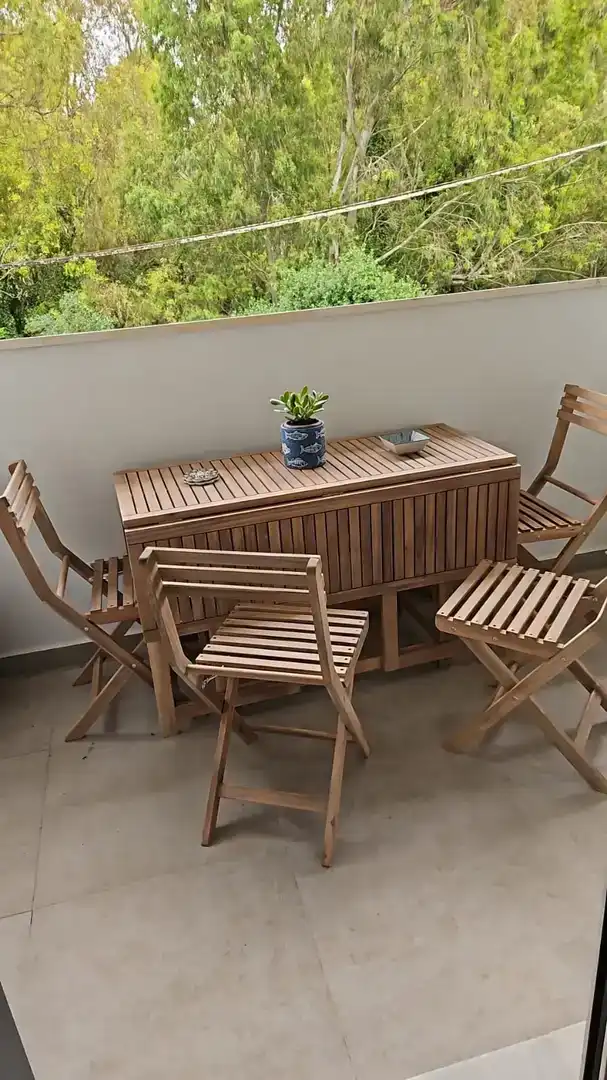 Terrasse von Wohnung zur Miete in Tarifa mit Möbliert und Balkon