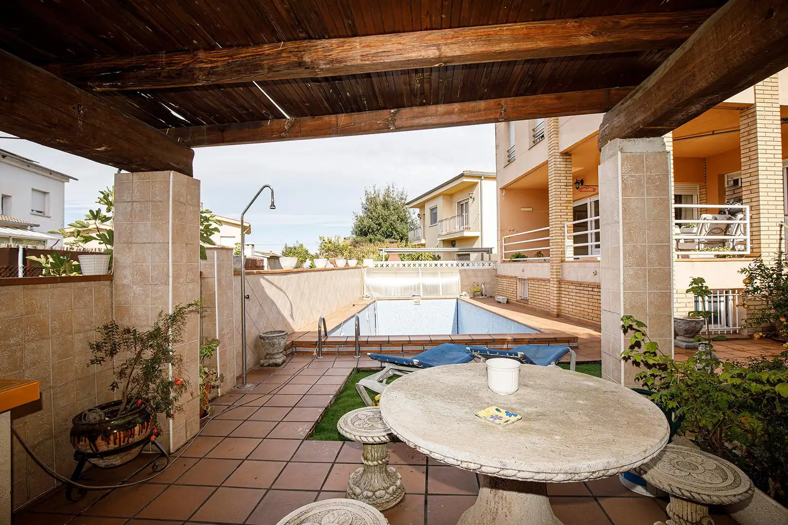 Piscina de Casa o chalet en venta en Quart con Aire acondicionado, Jardín privado y Terraza