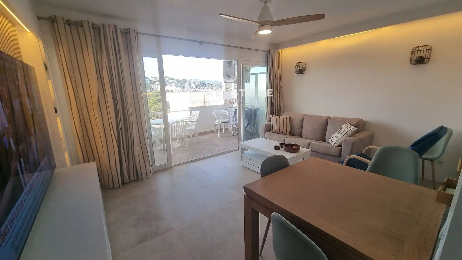 Wohnzimmer von Wohnung zur Miete in Calvià mit Terrasse, Schwimmbad und Gemeinschaftspool