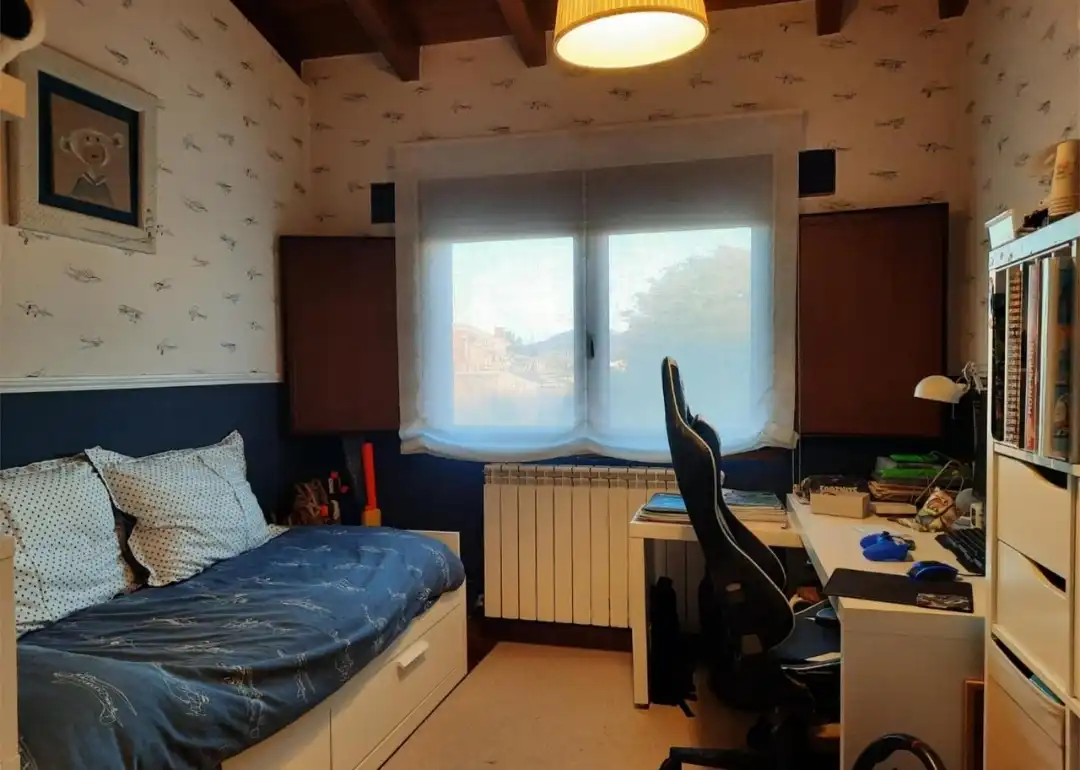 Schlafzimmer von Haus oder Chalet zum Verkauf in Medina de Pomar mit Heizung und Privatgarten