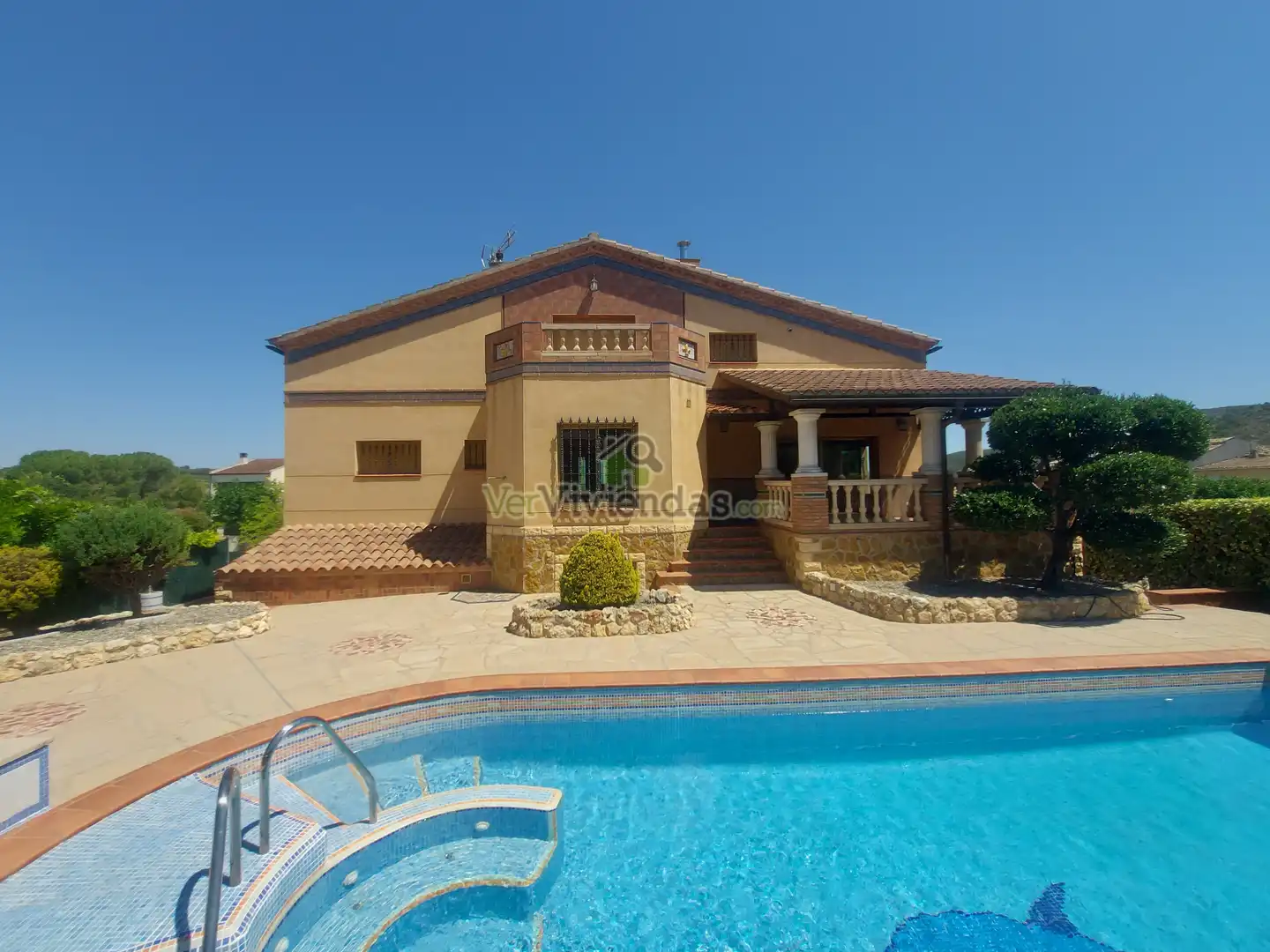 Exterior view of Houses for sale in Olèrdola  with Air Conditioner, Heating and Private garden