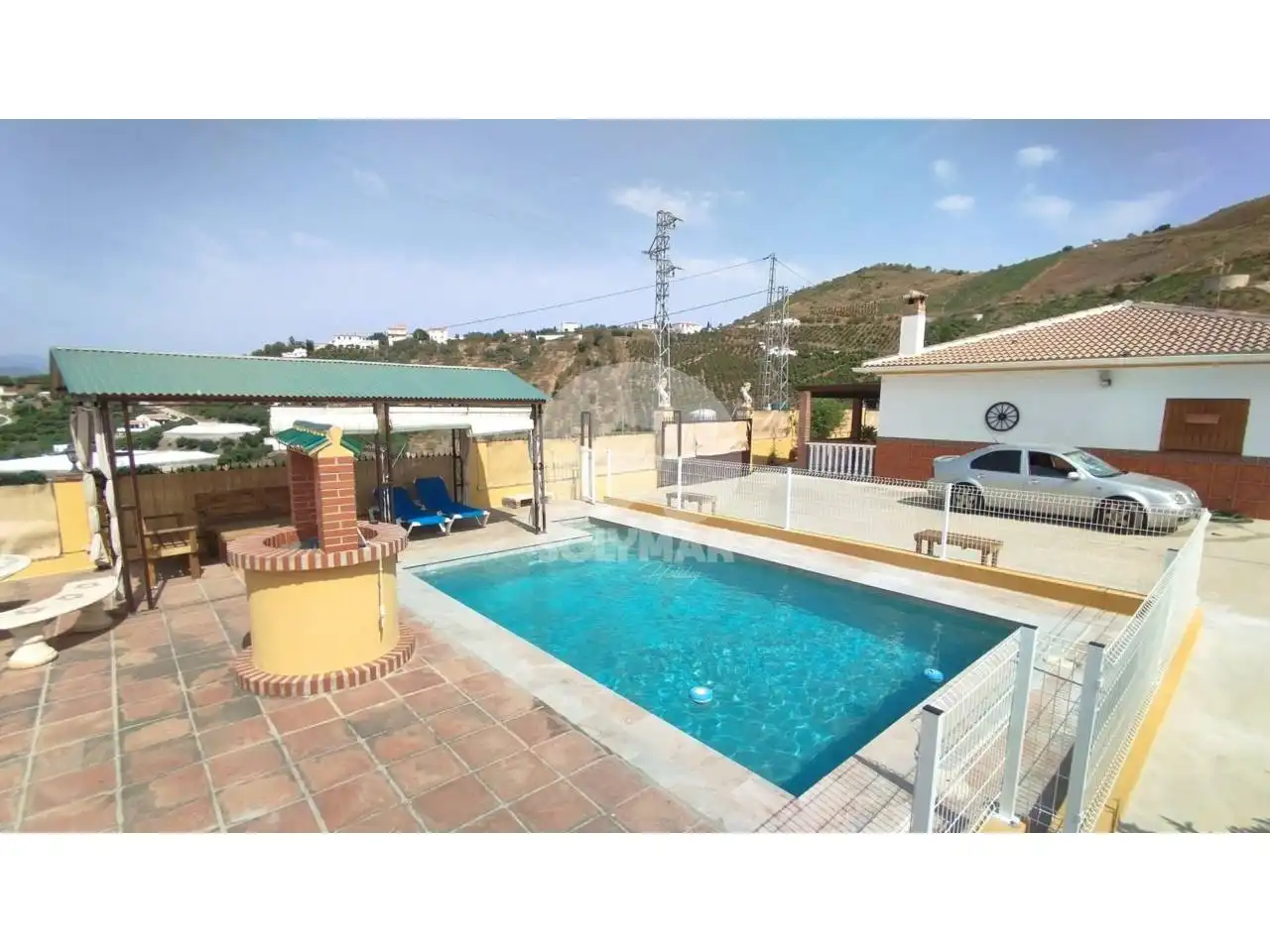 Vista exterior de Finca rústica de alquiler en Vélez-Málaga con Aire acondicionado, Jardín privado y Terraza