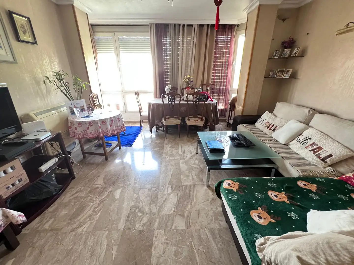 Sala de estar de Piso en venta en Murcia con Aire acondicionado, Calefacción y Amueblado