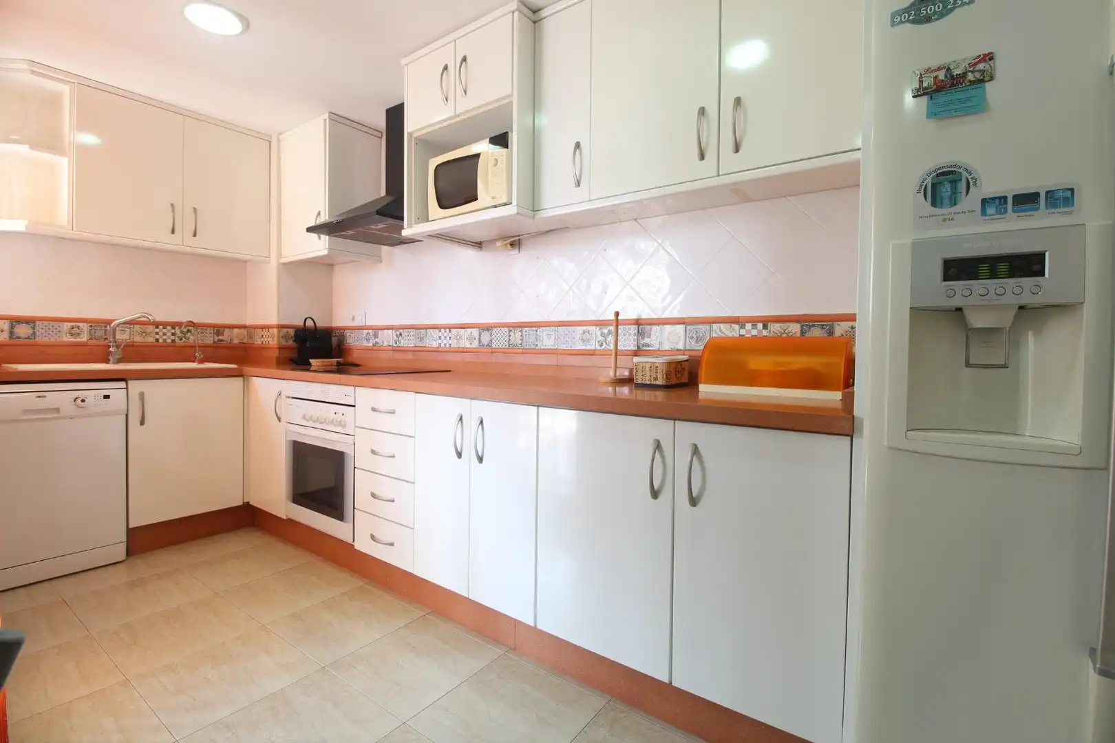 Cocina de Apartamento en venta en Cullera con Calefacción, Jardín privado y Terraza