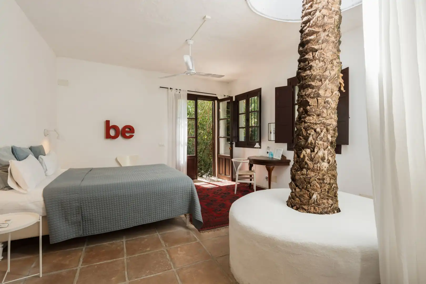 Schlafzimmer von Country house zum Verkauf in Estepona mit Klimaanlage, Privatgarten und Terrasse