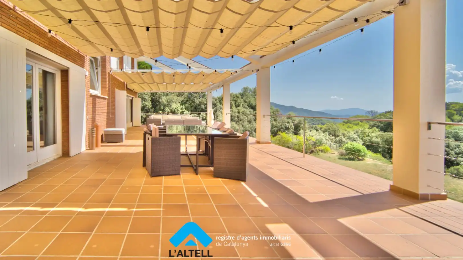 Terraza de Casa o chalet en venta en L'Ametlla del Vallès con Aire acondicionado, Calefacción y Jardín privado