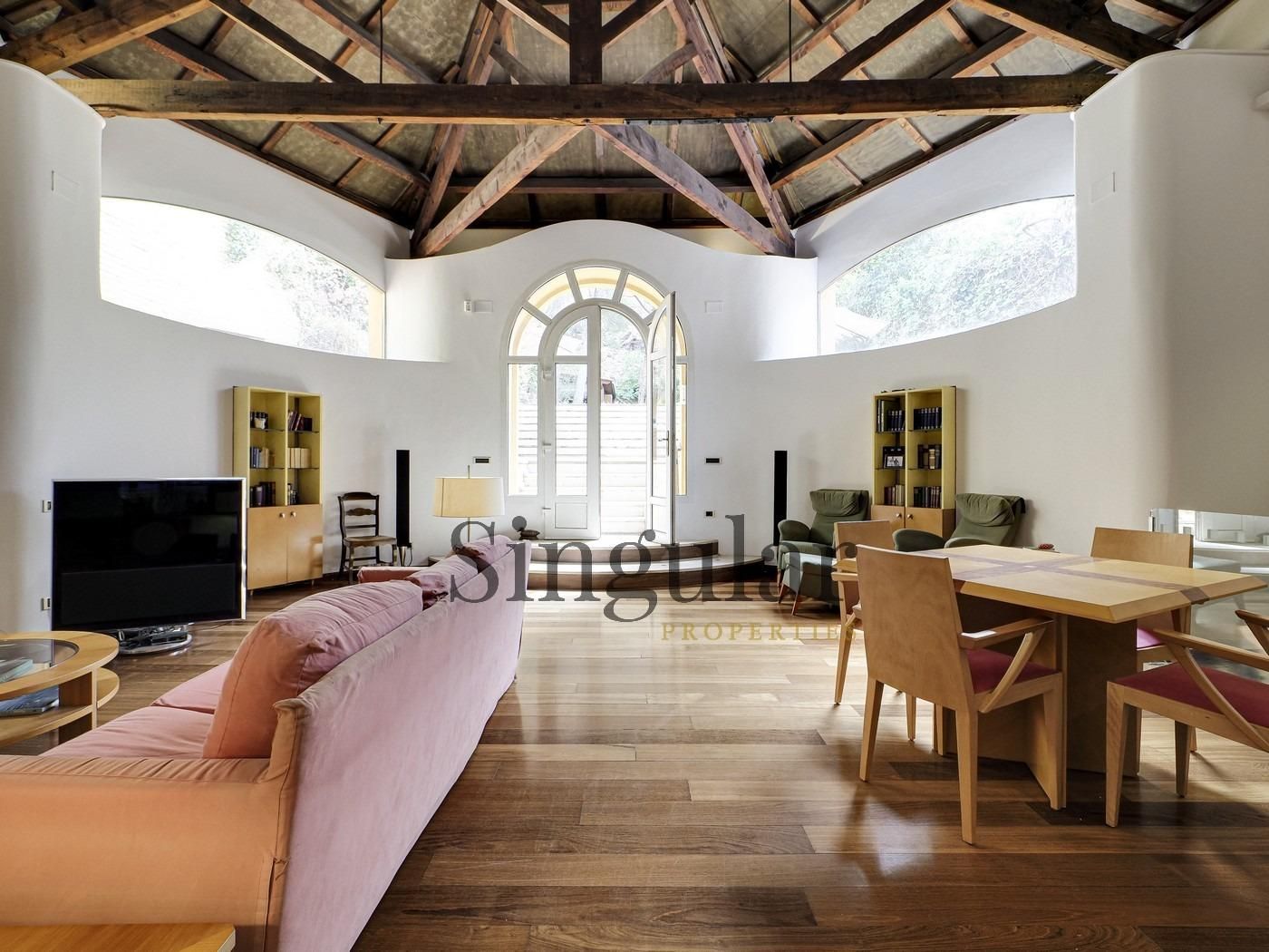 Living room of House or chalet for sale in  Barcelona Capital  with Air Conditioner, Heating and Private garden