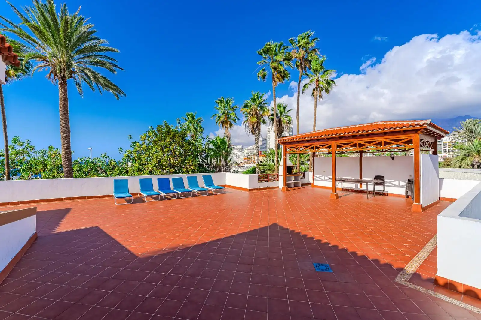 Exterior view of Houses for sale in Adeje  with Air Conditioner, Terrace and Swimming Pool