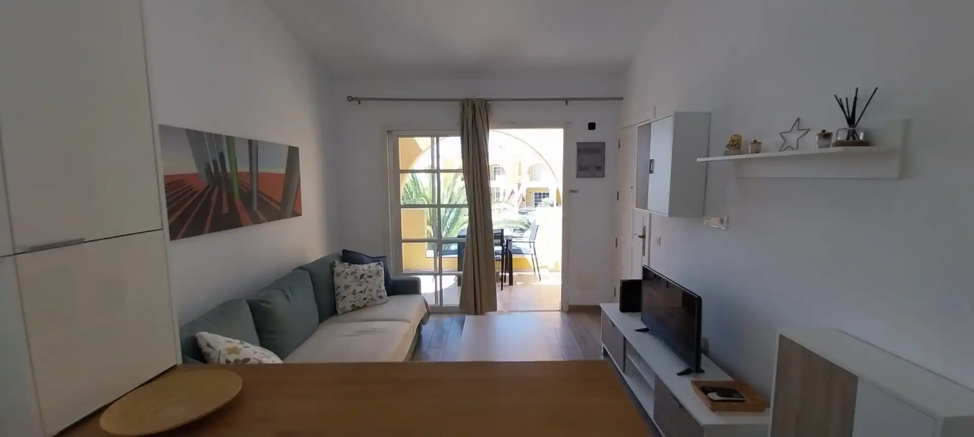Sala d'estar de Apartament de lloguer en San Bartolomé de Tirajana amb Aire condicionat, Calefacció i Terrassa