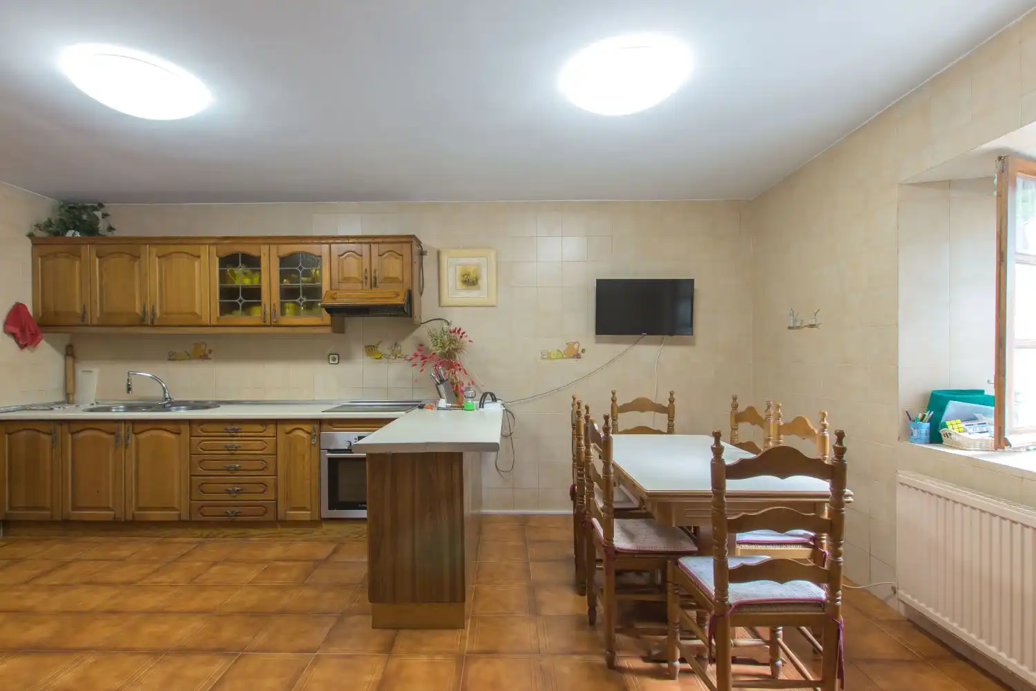 Cocina de Casa o chalet en venta en Atetz con Calefacción, Terraza y Amueblado
