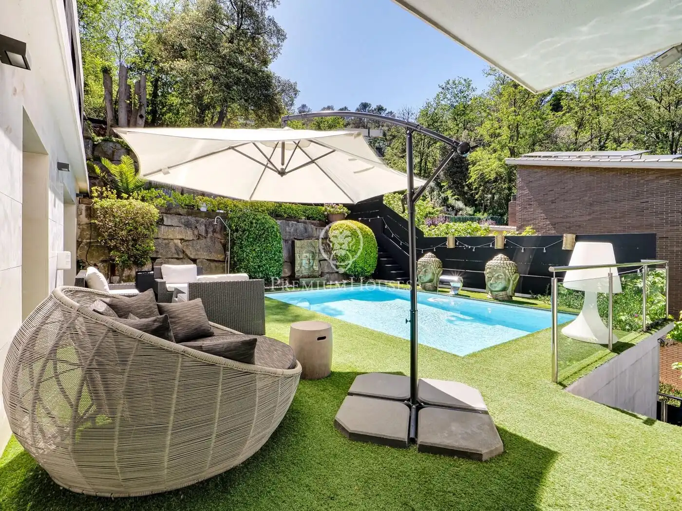 Terraza de Casa o chalet en venta en Barcelona con Aire acondicionado, Jardín privado y Terraza