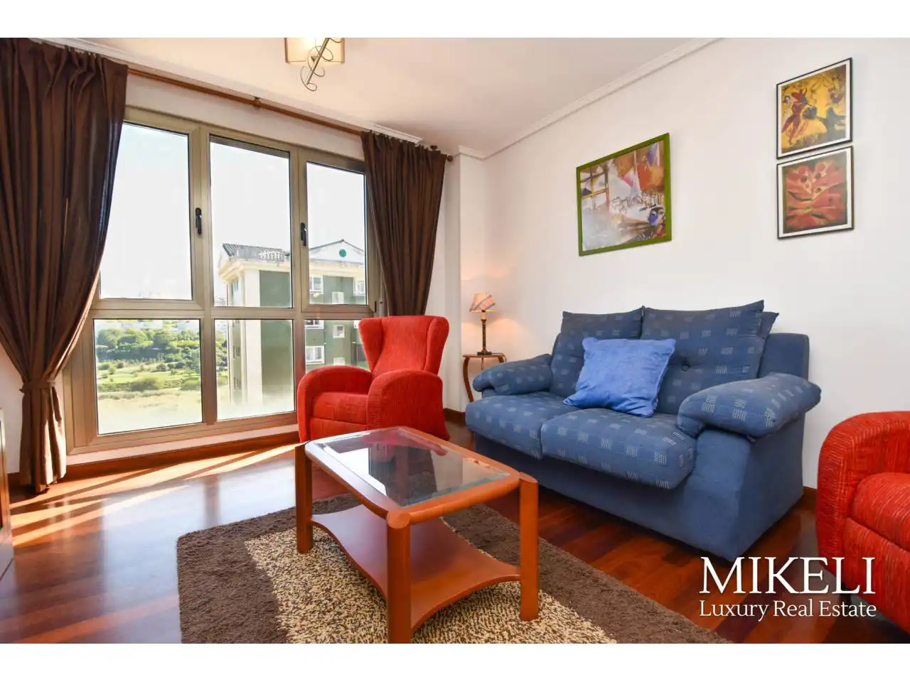 Living room of Flat for sale in Santander  with Heating, Parquet flooring and Storage room