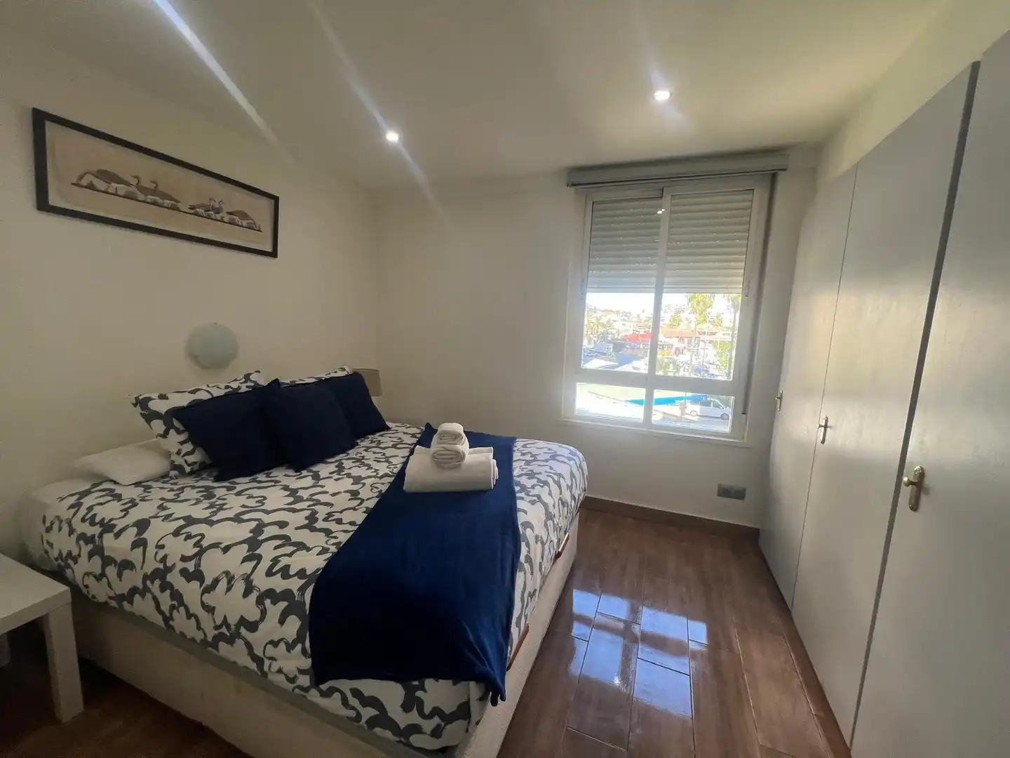 Schlafzimmer von Wohnung zum Verkauf in Torremolinos mit Klimaanlage und Gemeinschaftspool