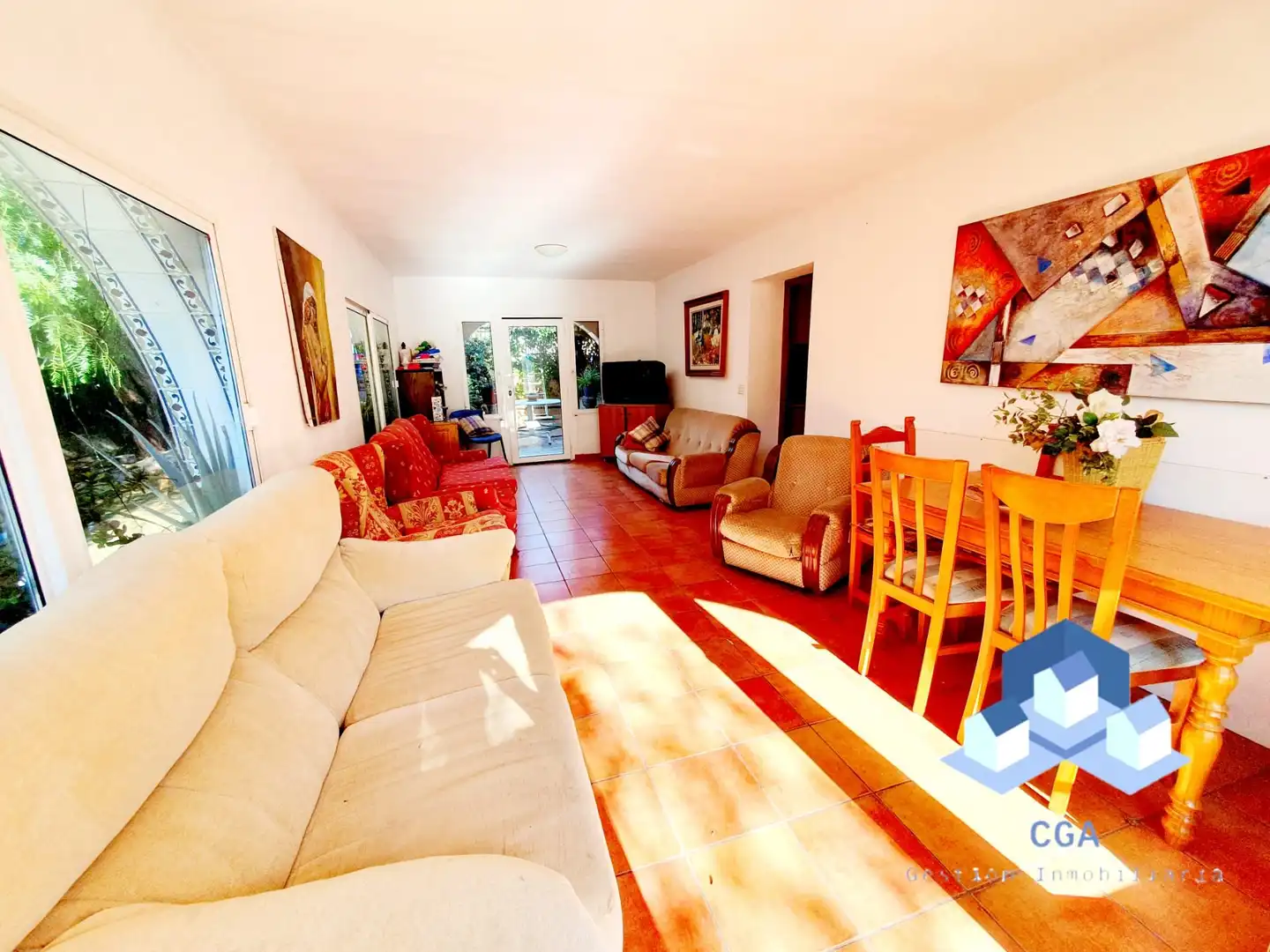 Sala de estar de Casa o chalet en venta en Lorca con Aire acondicionado, Calefacción y Jardín privado