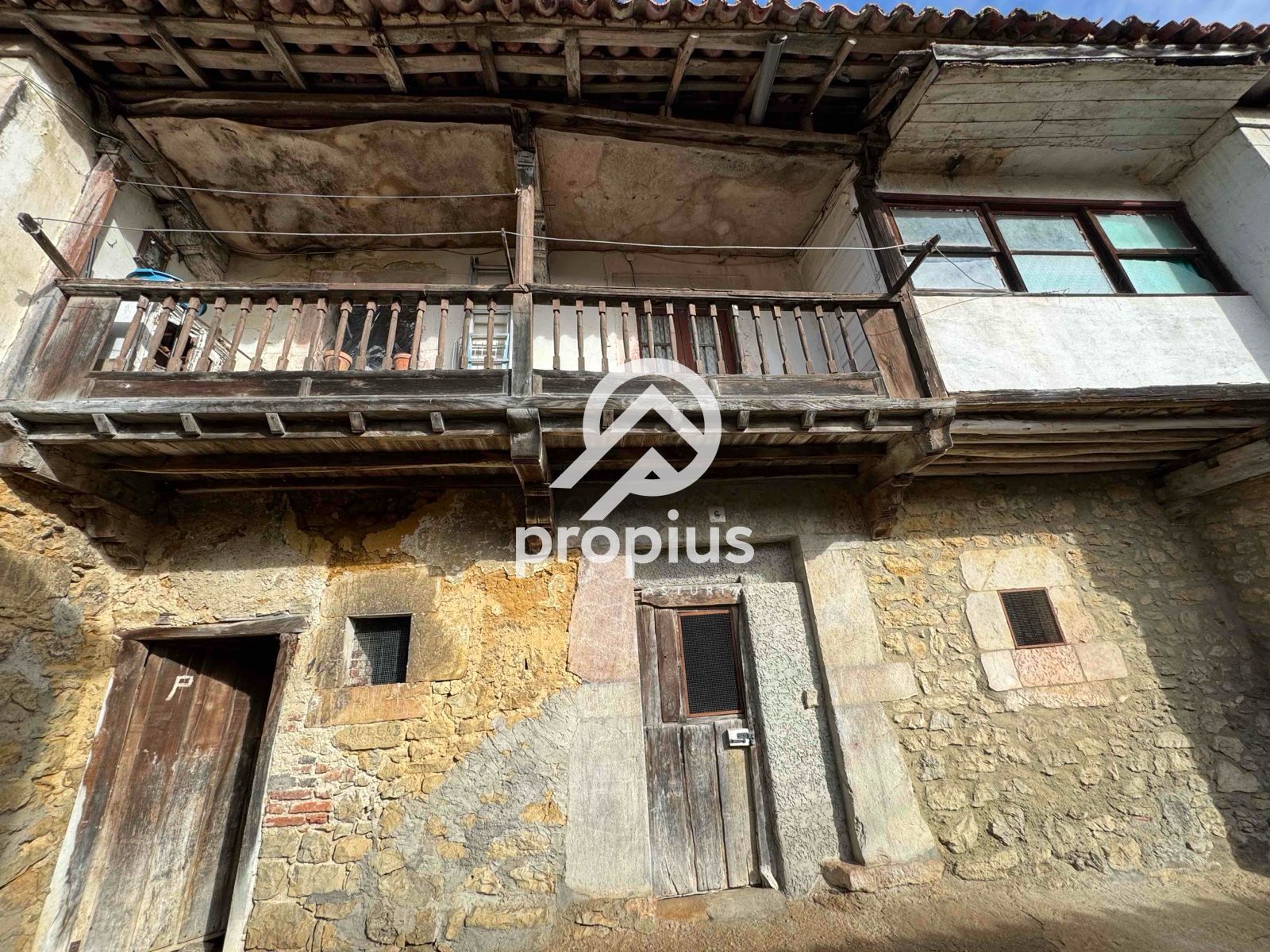 Exterior view of Single-family semi-detached for sale in Ribadedeva  with Heating, Terrace and Storage room