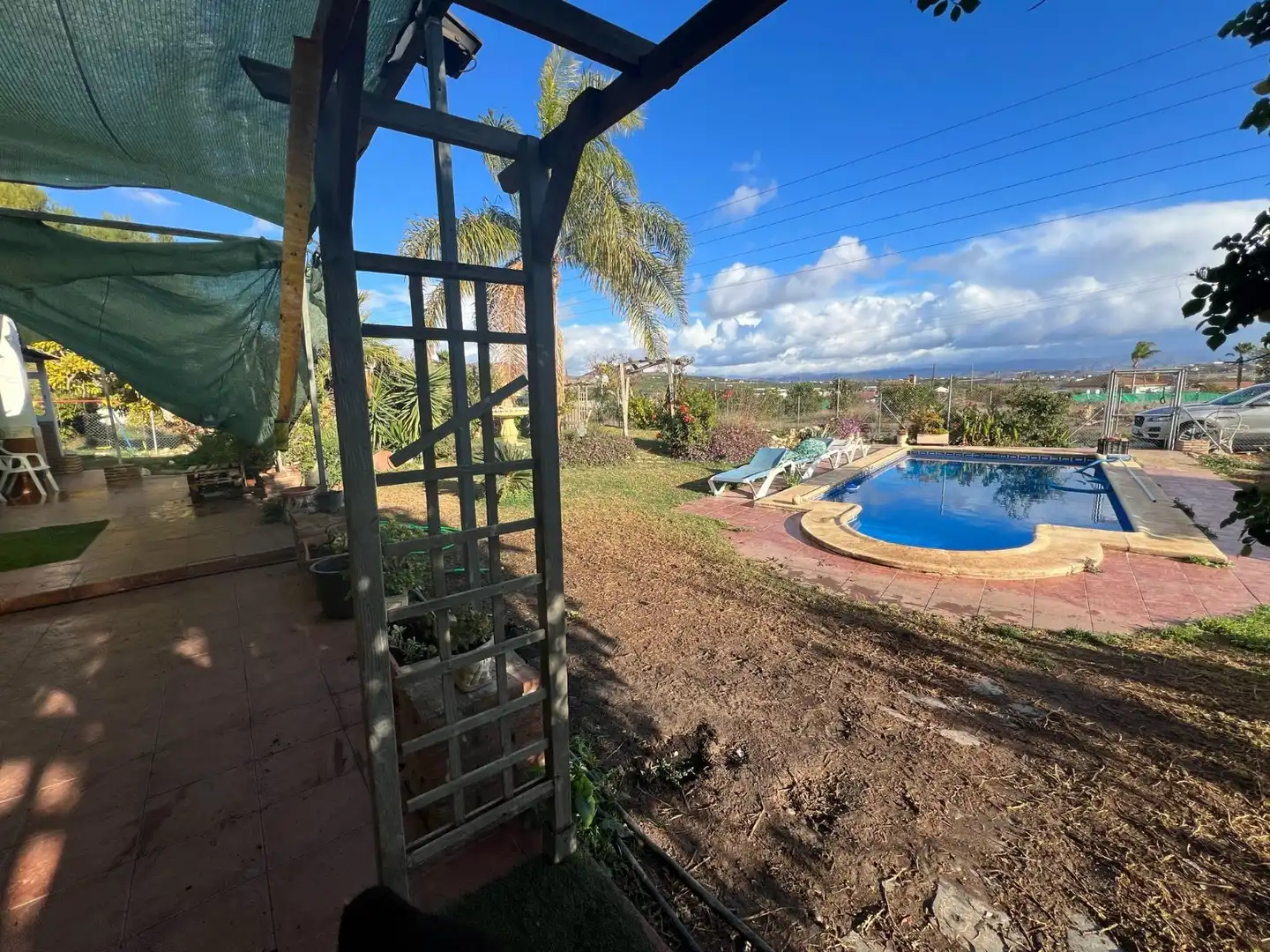 Piscina de Finca rústica en venta en Málaga con Terraza y Piscina