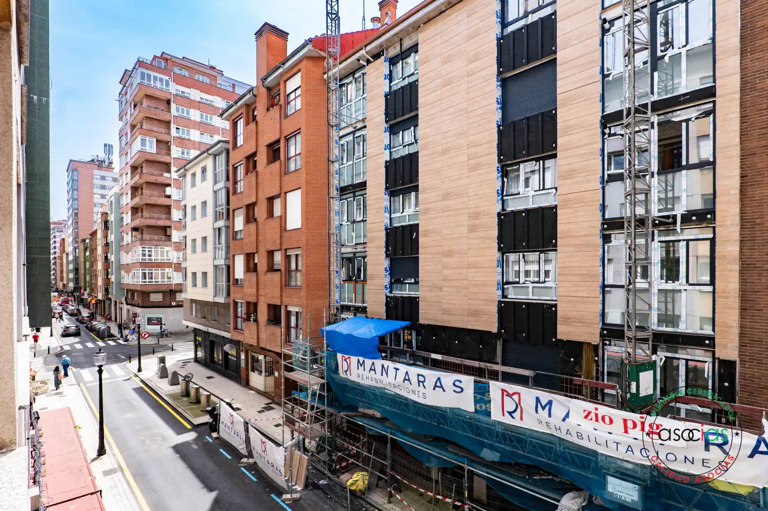 Vista exterior de Piso en venta en Gijón  con Calefacción y Trastero