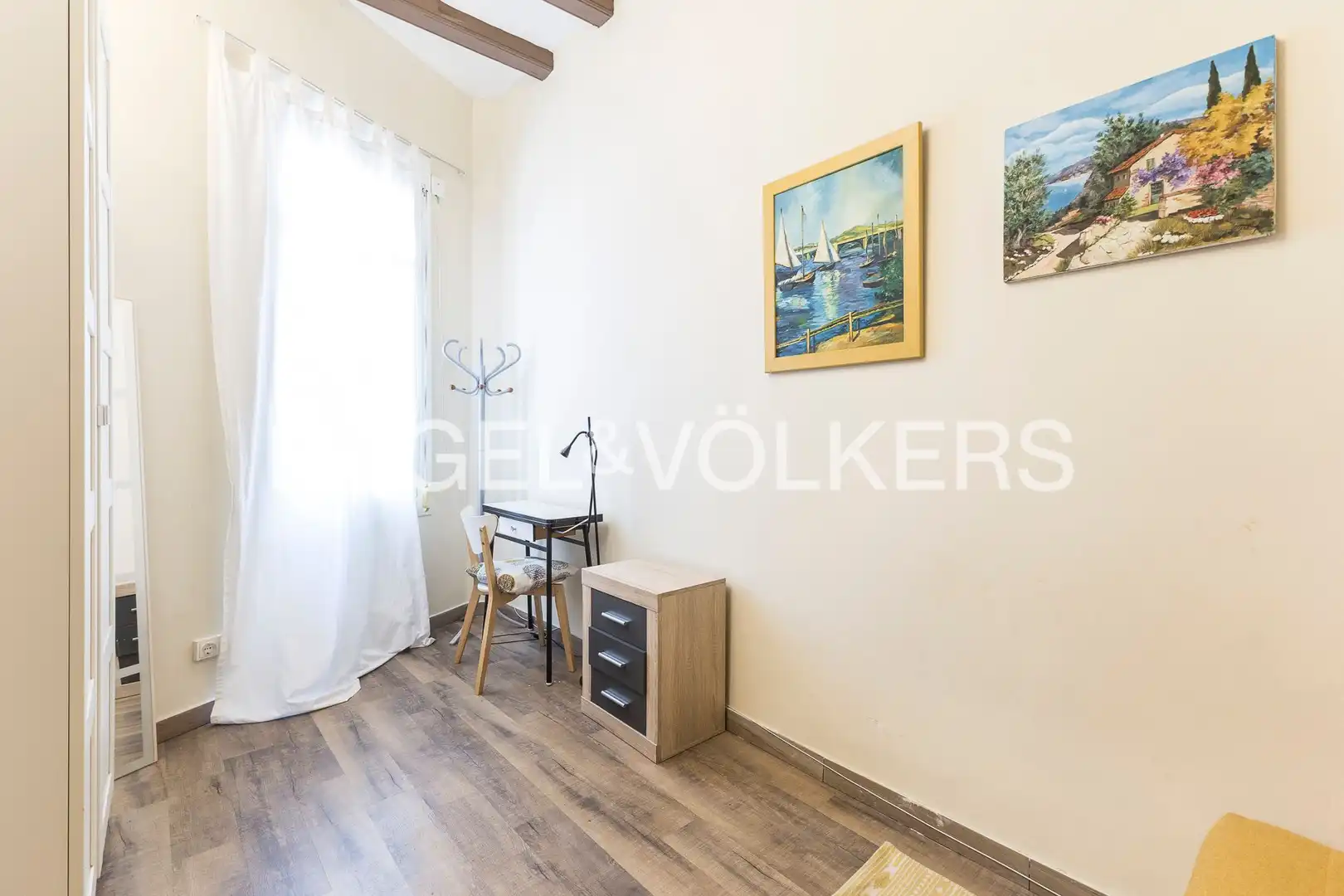 Schlafzimmer von Wohnung zum Verkauf in Barcelona mit Heizung und Terrasse