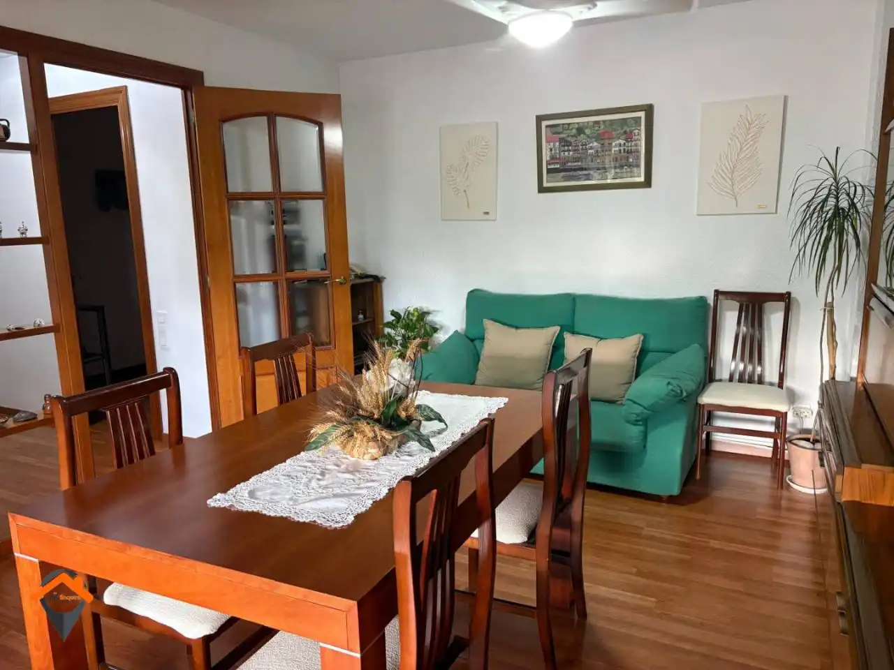 Living room of Flat for sale in Polinyà  with Air Conditioner, Heating and Parquet flooring