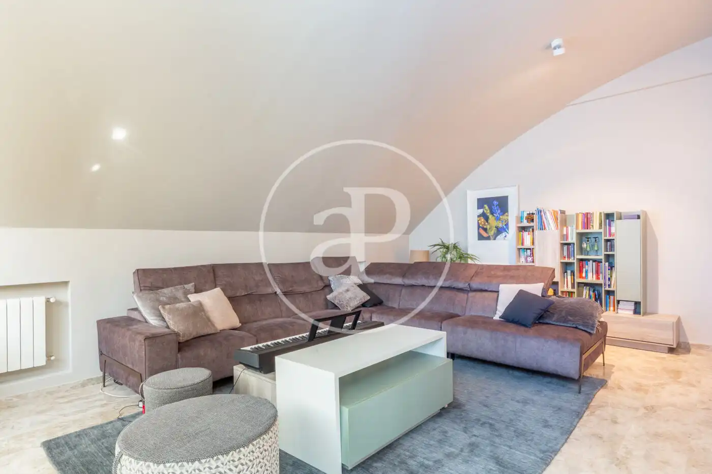 Sala de estar de Dúplex en venta en Valencia con Aire acondicionado, Calefacción y Terraza