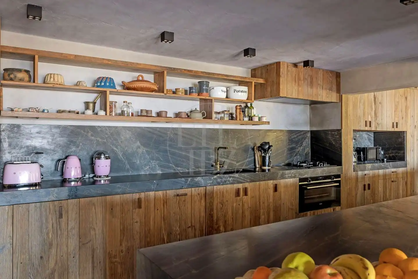 Küche von Haus oder Chalet zur Miete in Sant Josep de sa Talaia mit Klimaanlage, Privatgarten und Schwimmbad