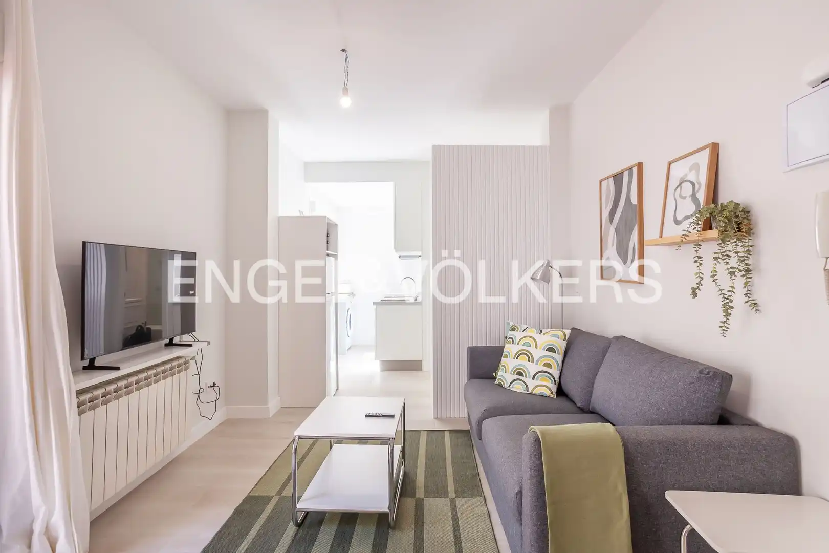 Sala de estar de Piso de alquiler en Madrid con Calefacción y Jardín privado