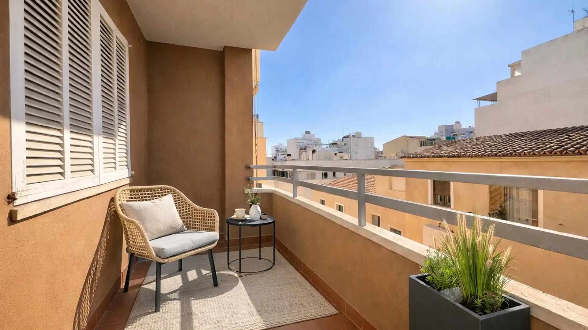 Balcony of Flat for sale in  Palma de Mallorca  with Furnished, Oven and Washing machine
