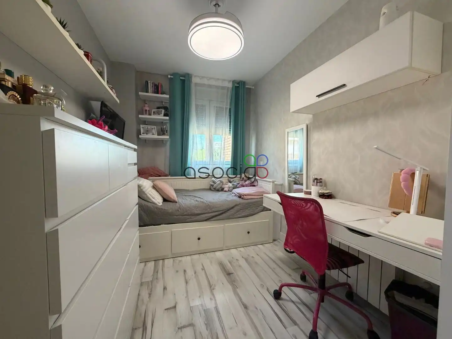 Bedroom of Flat for sale in Fuenlabrada  with Heating, Storage room and Swimming Pool