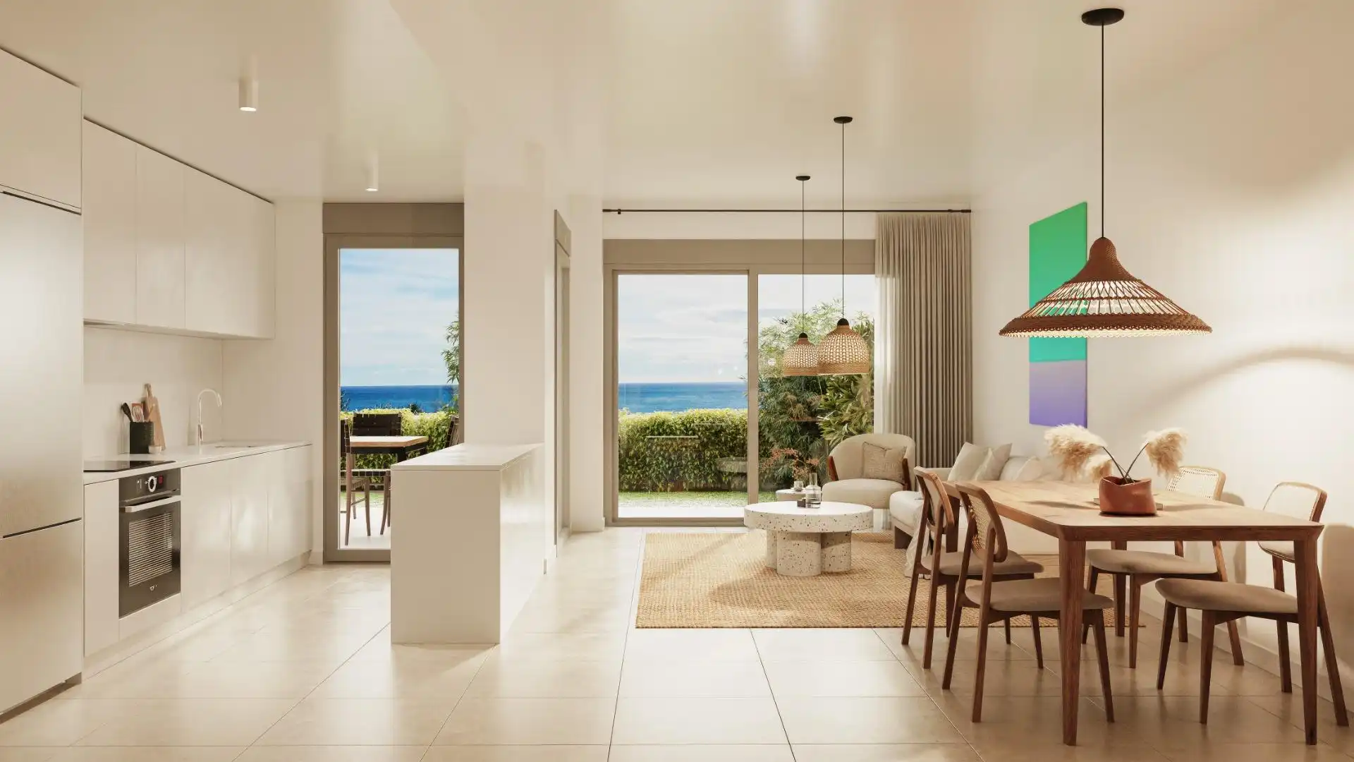 Living room of Ground floor for sale in Rincón de la Victoria  with Air Conditioner, Heating and Private garden