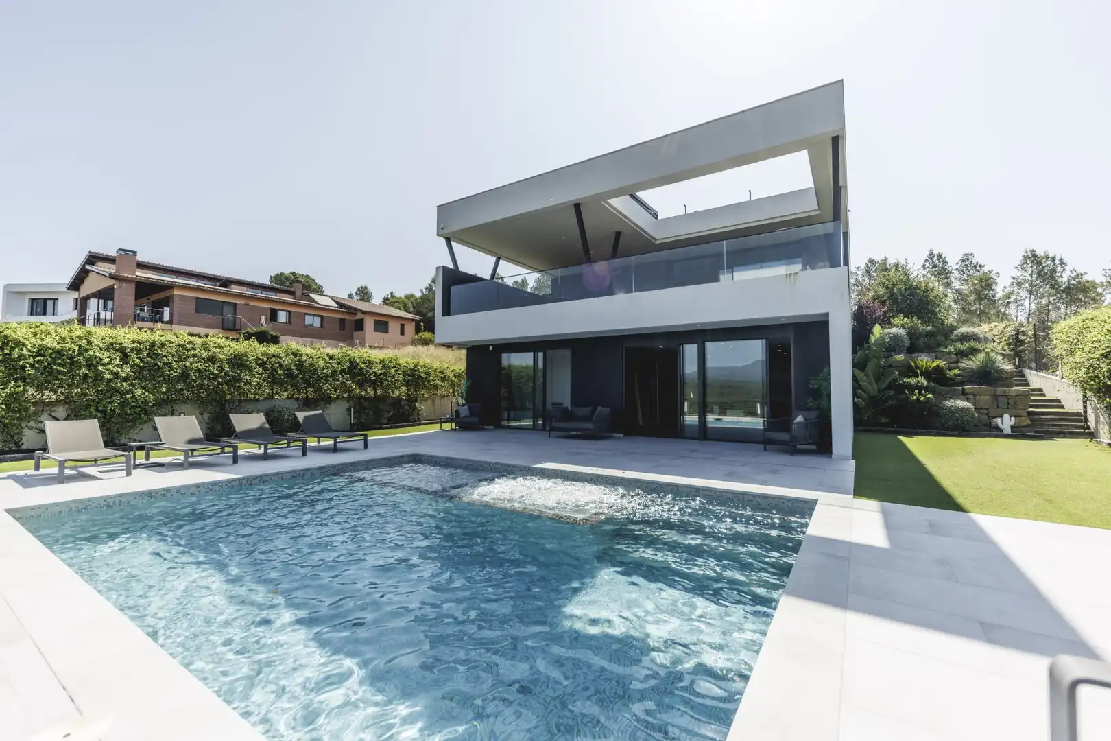 Exterior view of Houses for sale in Sant Julià de Ramis  with Air Conditioner, Heating and Terrace
