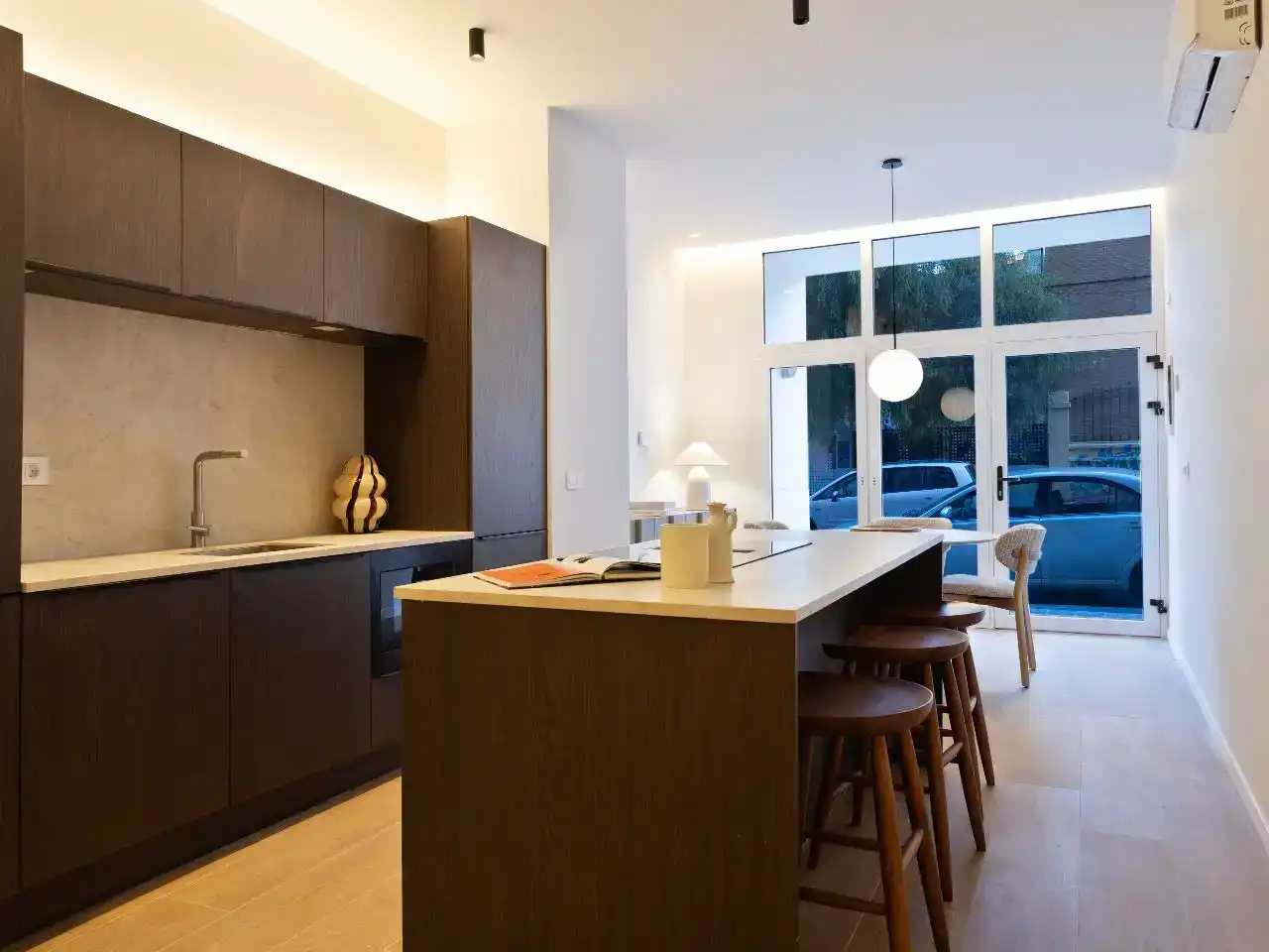 Cocina de Piso en venta en Valencia con Aire acondicionado, Jardín privado y Amueblado
