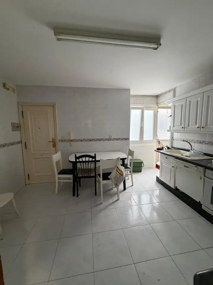 Kitchen of Flat for sale in A Coruña Capital   with Heating, Terrace and Storage room