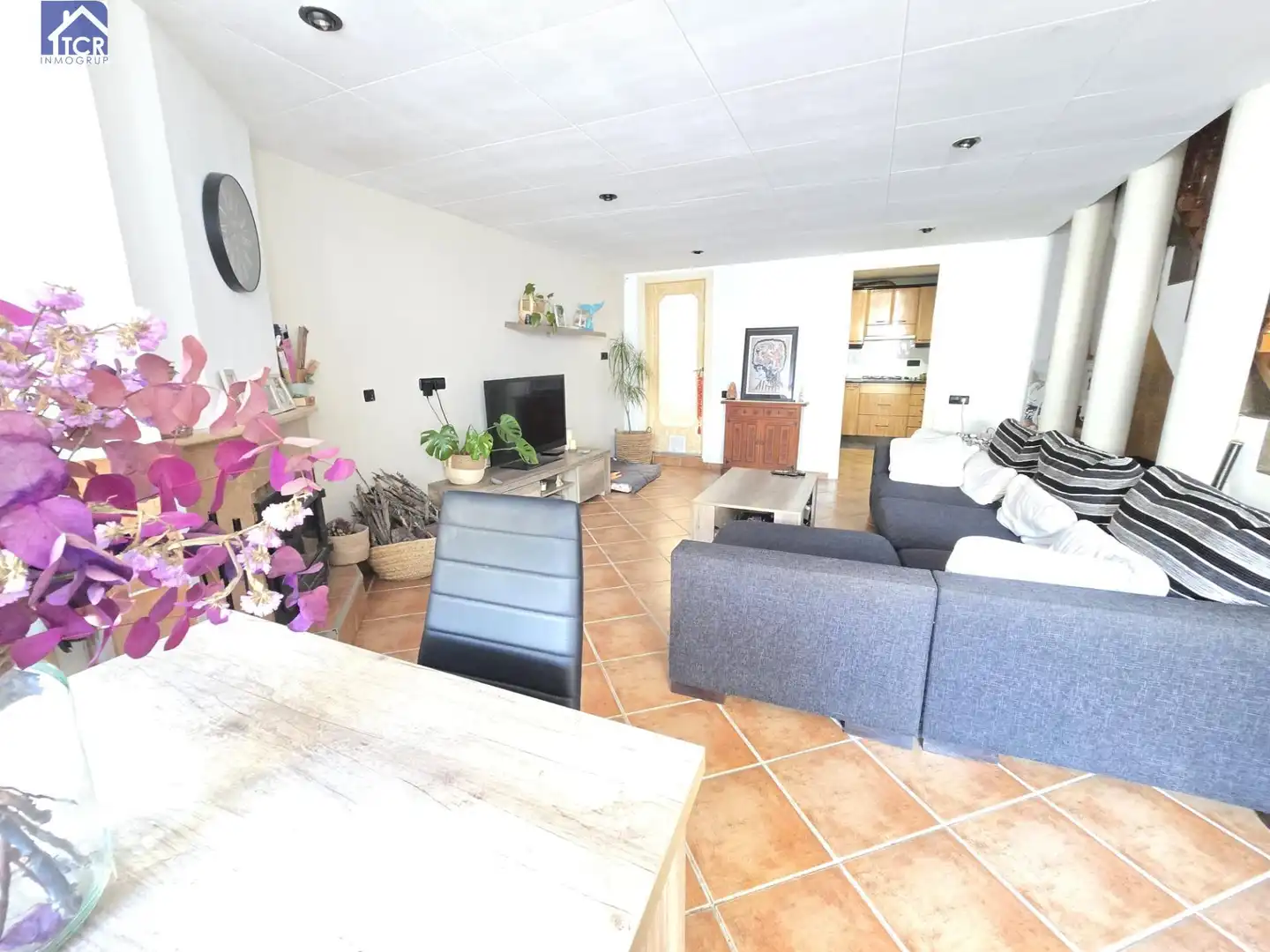 Sala d'estar de Casa o xalet en venda en Castellar del Vallès amb Calefacció, Terrassa i Balcó