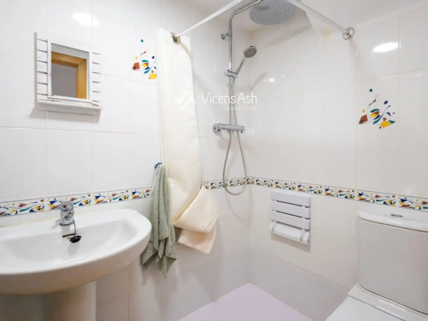 Badezimmer von Wohnung zum Verkauf in Jávea / Xàbia mit Klimaanlage, Terrasse und Schwimmbad