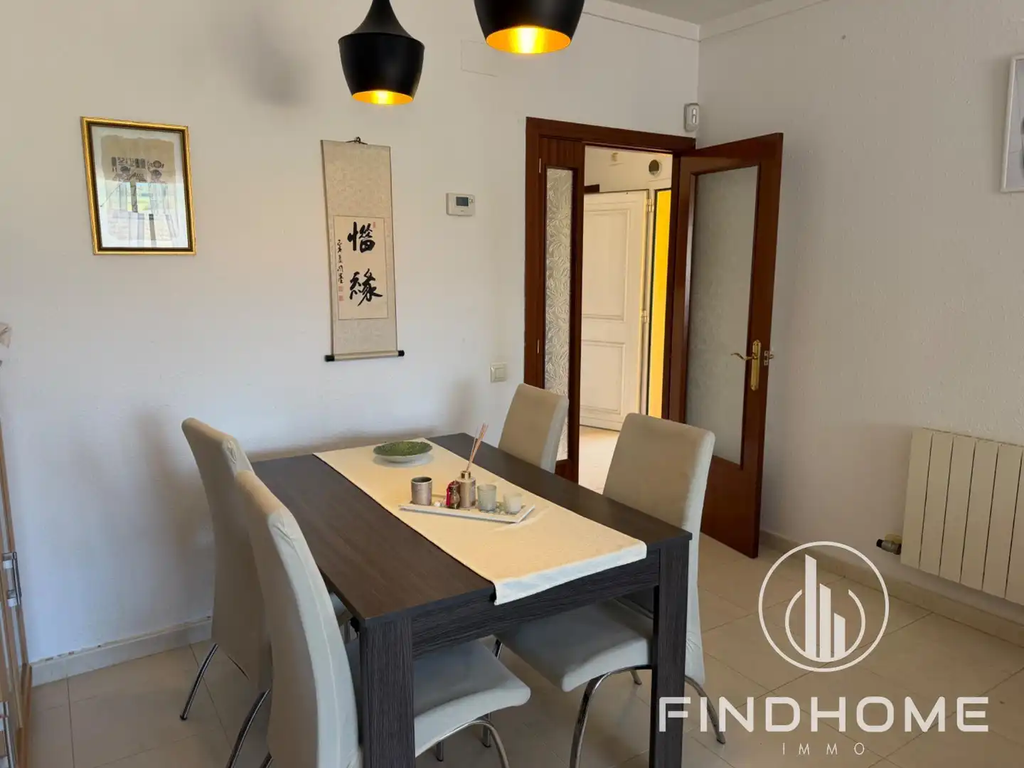Dining room of Detached homes for sale in Avinyonet de Puigventós  with Air Conditioner, Heating and Private garden