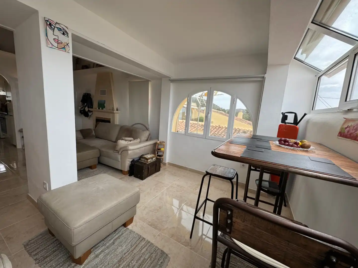 Sala de estar de Apartamento en venta en Moraira con Aire acondicionado, Calefacción y Terraza