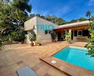 Vista exterior de Casa o xalet en venda en Ses Salines amb Aire condicionat, Calefacció i Jardí privat