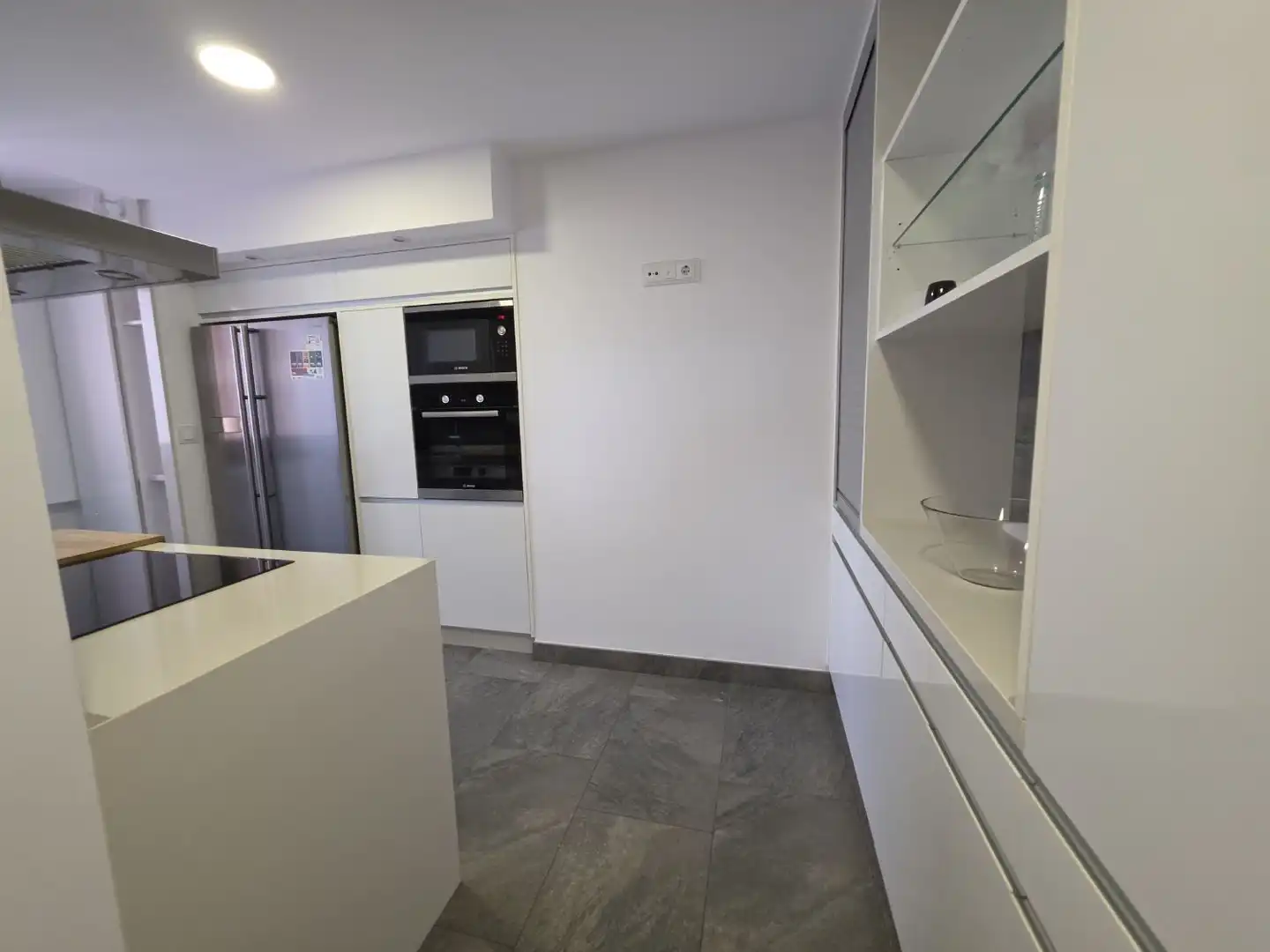 Kitchen of Flat for rent in A Coruña Capital   with Heating and Furnished