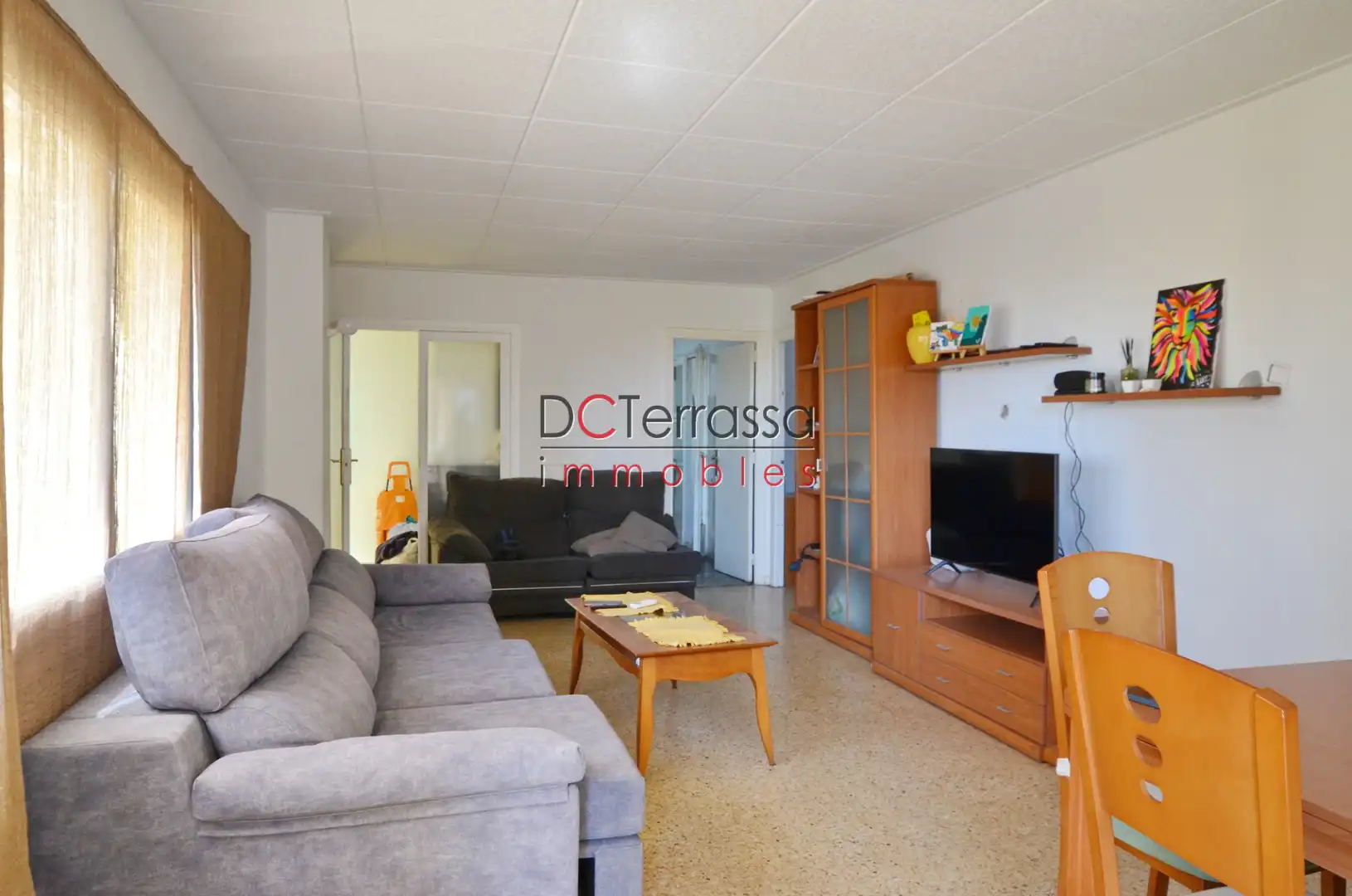 Sala d'estar de Pis en venda en Terrassa amb Aire condicionat, Calefacció i Balcó