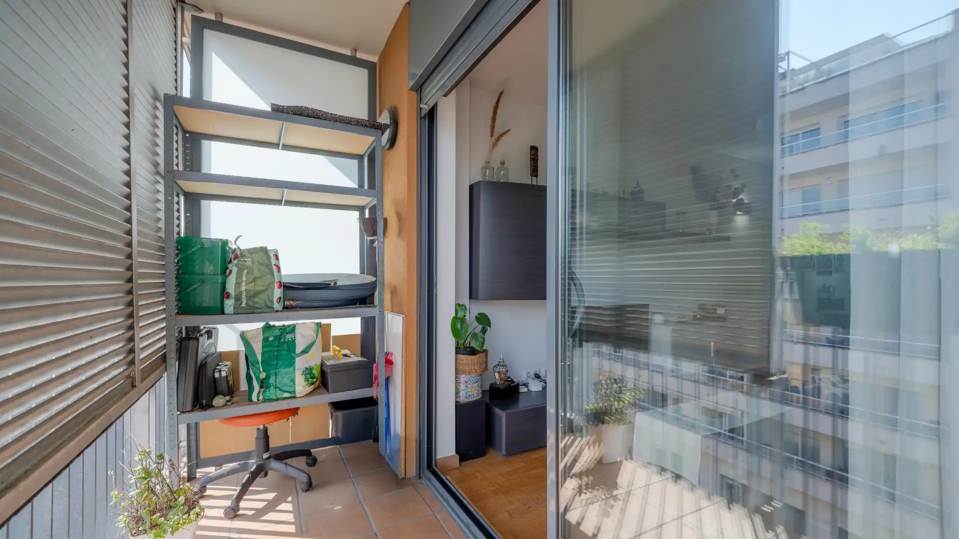 Terraza de Ático en venta en Girona Capital con Calefacción