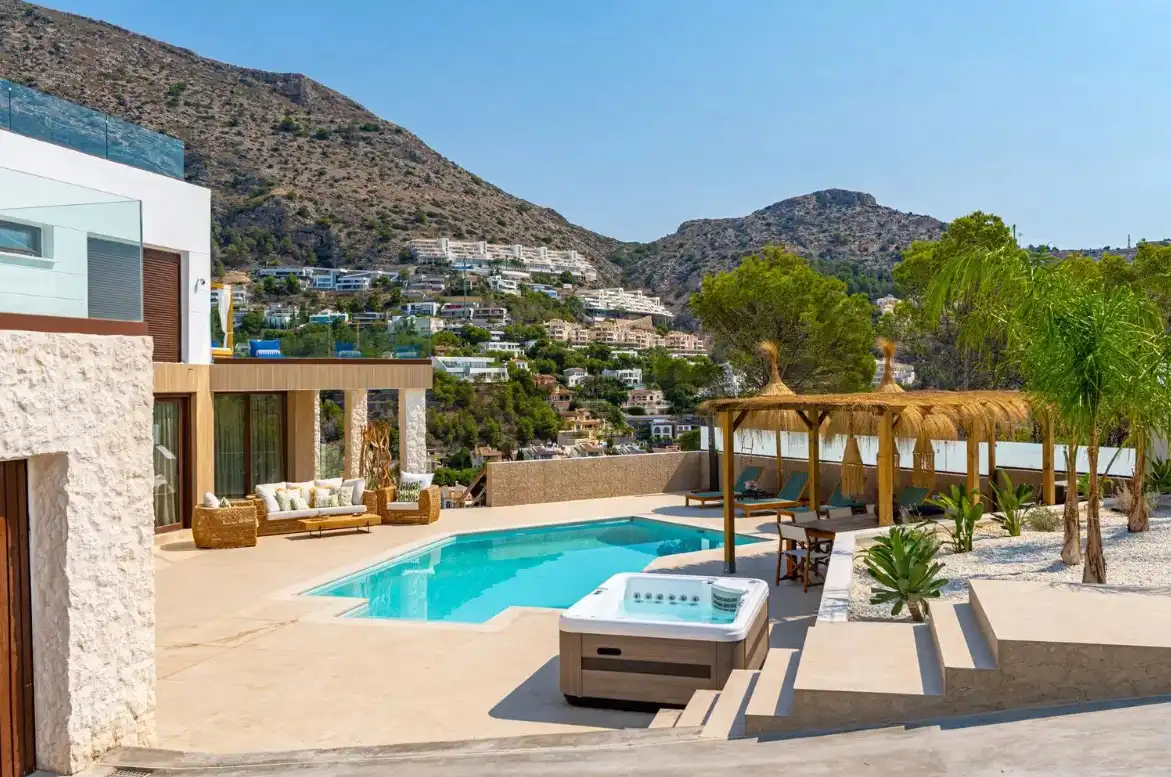 Vista exterior de Casa o chalet en venta en Altea con Aire acondicionado, Calefacción y Jardín privado