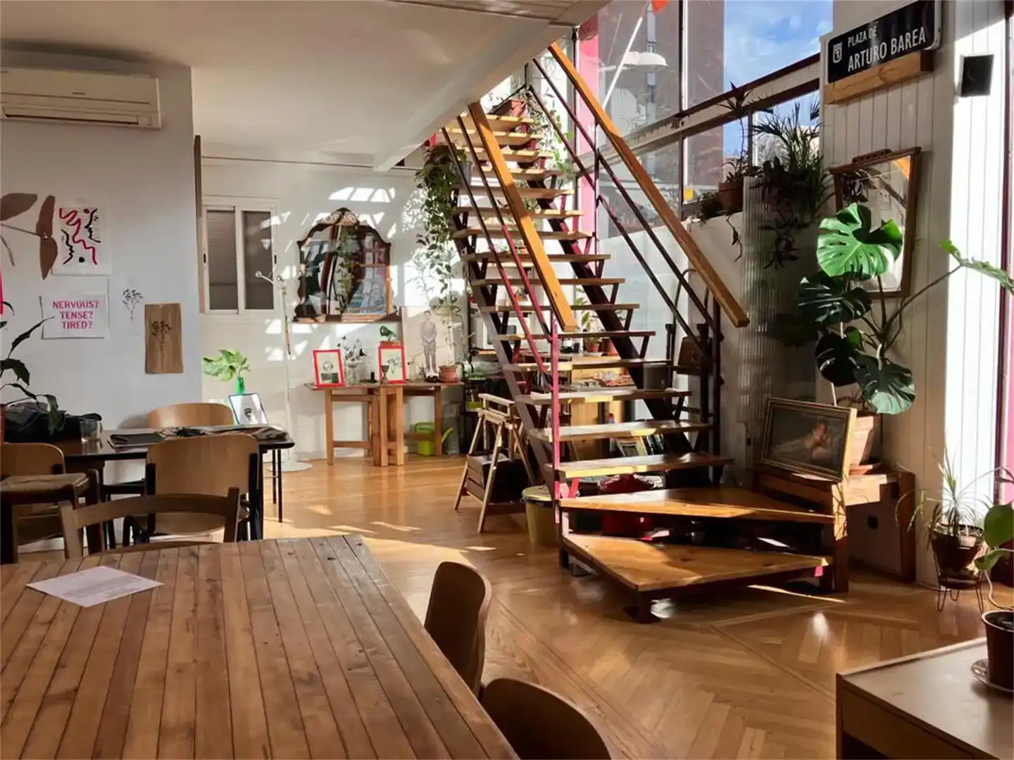 Living room of Commercial properties for rent in Madrid  with Air Conditioner