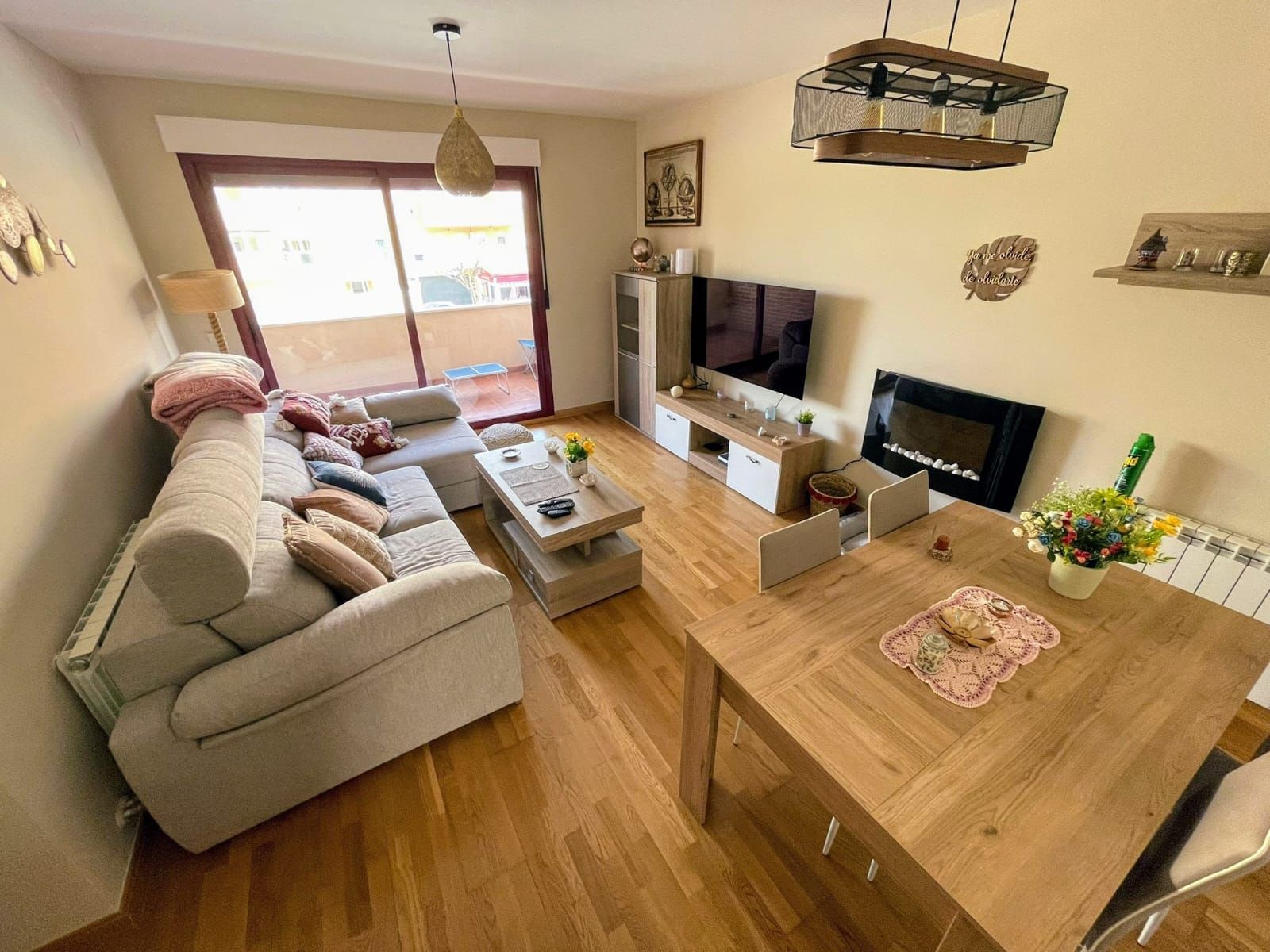 Living room of Flat for sale in Ávila Capital  with Heating, Terrace and Storage room