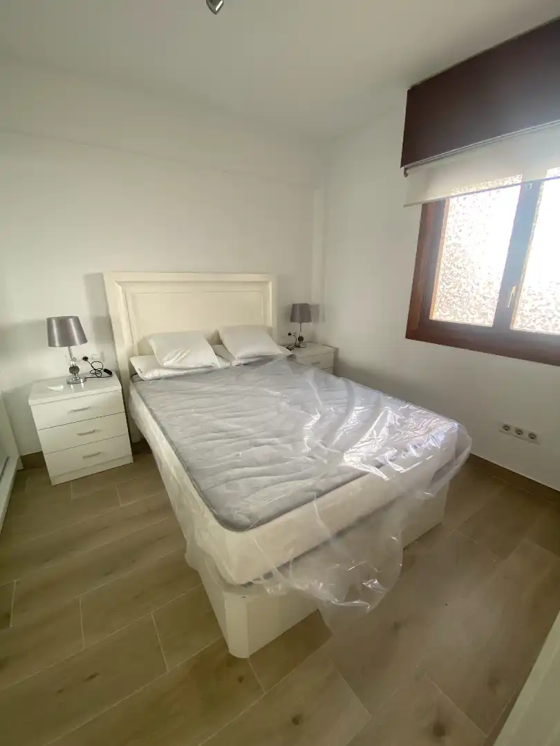 Schlafzimmer von Wohnungen zur Miete in Málaga mit Klimaanlage, Möbliert und Waschmaschine