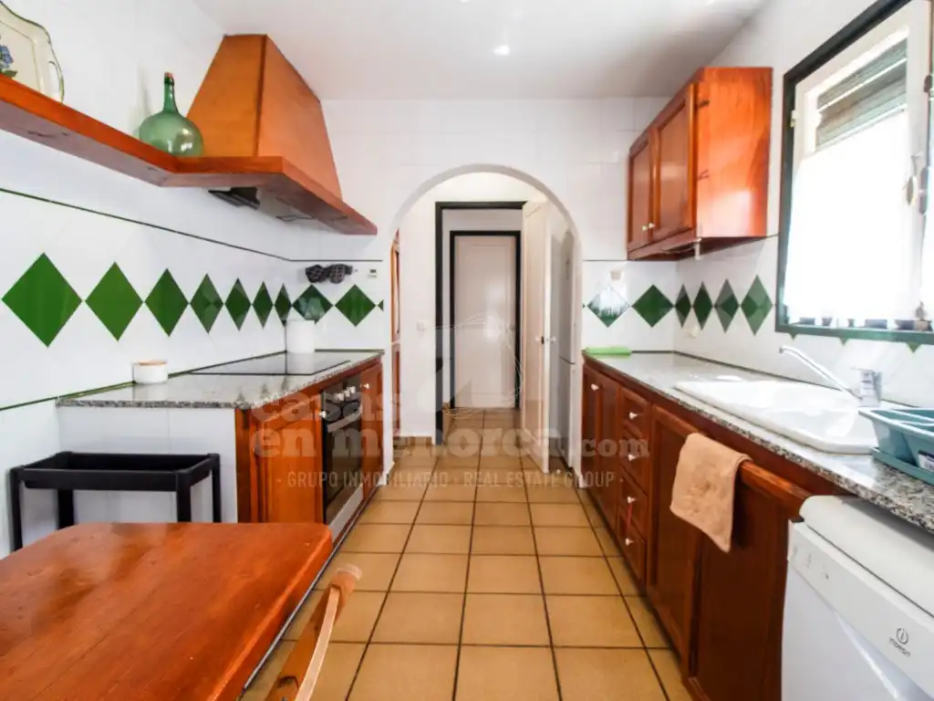Cocina de Finca rústica en venta en Es Castell con Aire acondicionado, Terraza y Piscina