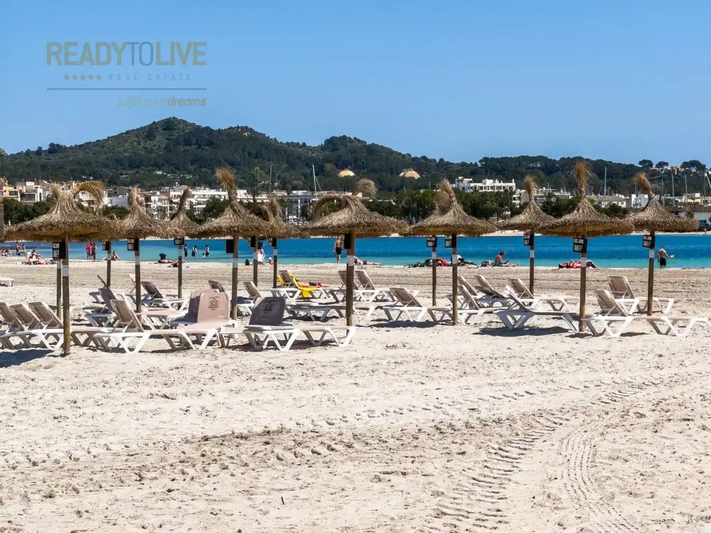 Exterior view of Flat for sale in Alcúdia  with Air Conditioner, Terrace and Furnished