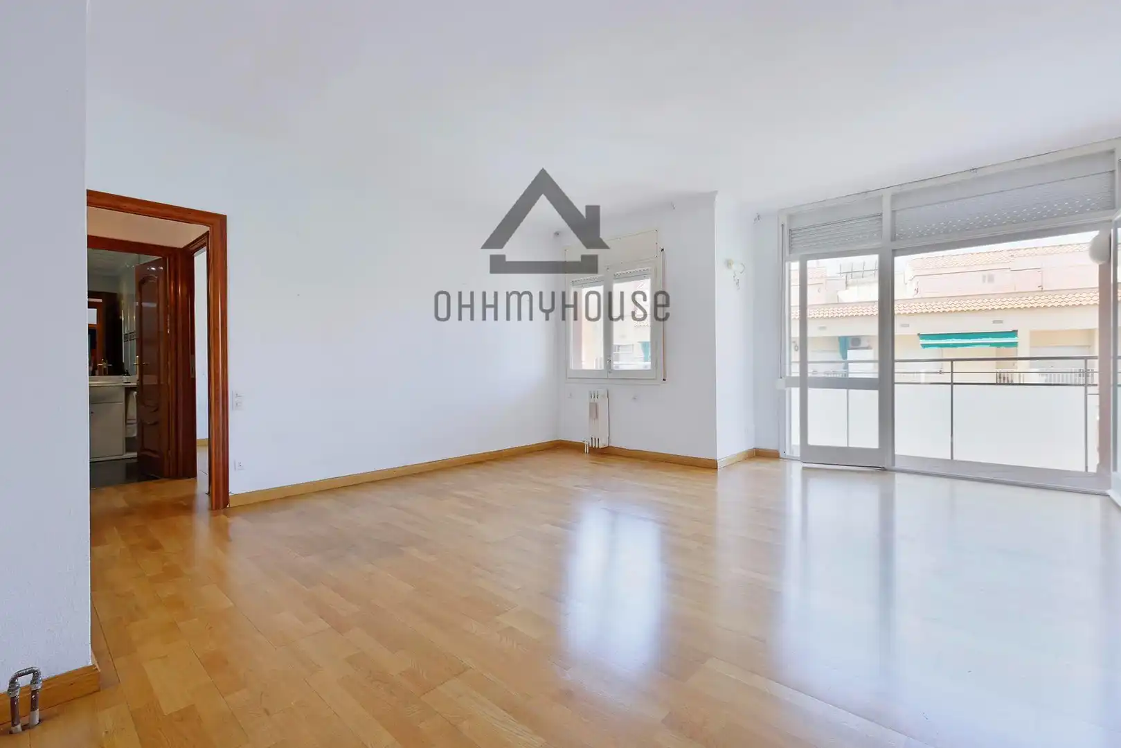 Sala d'estar de Apartament en venda en Barcelona amb Calefacció, Parquet i Terrassa